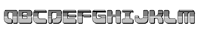 Deacon Blues Chrome Font UPPERCASE