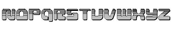 Deacon Blues Chrome Font UPPERCASE