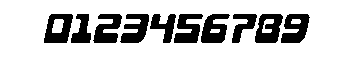 Deacon Blues Condensed Italic Font OTHER CHARS