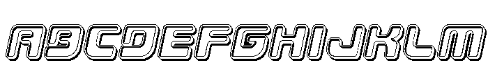 Deacon Blues Engraved Italic FONT