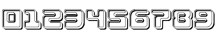 Deacon Blues Engraved Font OTHER CHARS