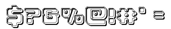 Deacon Blues Engraved Font OTHER CHARS