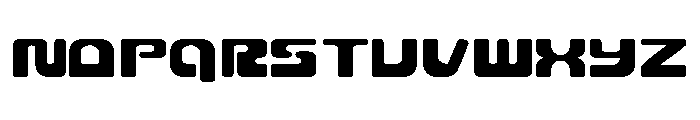 Deacon Blues Expanded Font UPPERCASE