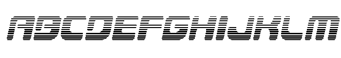 Deacon Blues Gradient Italic FONT