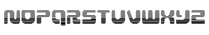 Deacon Blues Gradient Font LOWERCASE