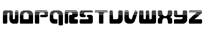 Deacon Blues Halftone Font UPPERCASE