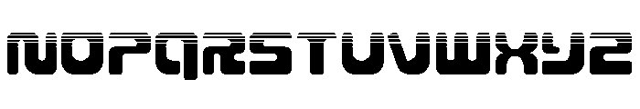 Deacon Blues Halftone Font LOWERCASE