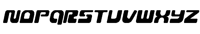 Deacon Blues Italic Font UPPERCASE