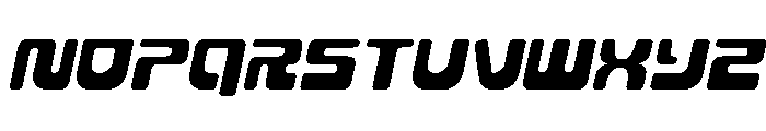 Deacon Blues Italic Font LOWERCASE