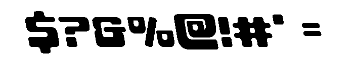 Deacon Blues Leftalic Font OTHER CHARS