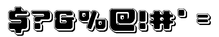 Deacon Blues Punch Font OTHER CHARS