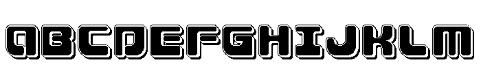 Deacon Blues Punch Font UPPERCASE