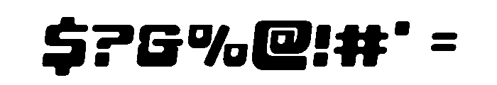 Deacon Blues Semi-Italic Font OTHER CHARS