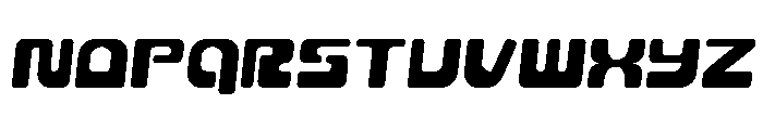 Deacon Blues Semi-Italic Font UPPERCASE