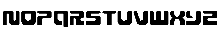 Deacon Blues Font LOWERCASE