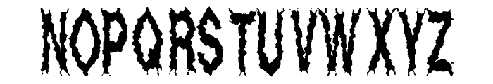 Dead Alive Font LOWERCASE