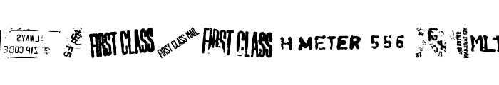 Dead Letter Office Fifteen Font UPPERCASE