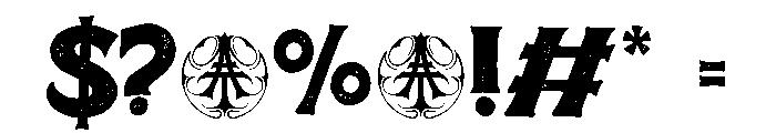 Deadfrog Personal Use Only Reg Font OTHER CHARS