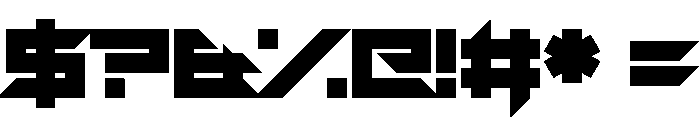 Deadknight Font OTHER CHARS