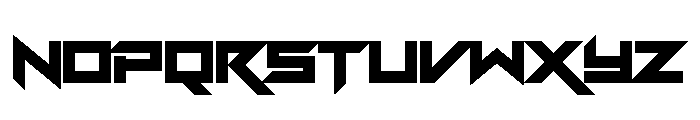 Deadknight Font LOWERCASE