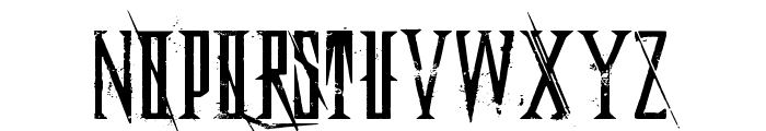 Deadly Black Chain Extended Font UPPERCASE
