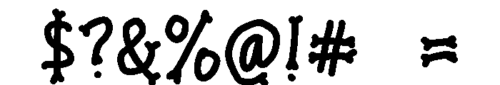 Deadly Bones Font OTHER CHARS