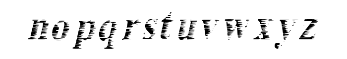 Deadly_race_Italic Font LOWERCASE