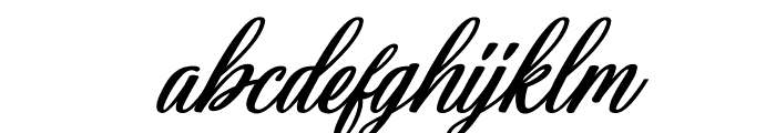Deallisa Italic Font LOWERCASE