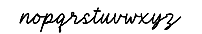 Dealyna Personal Use Font LOWERCASE