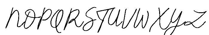 Dear August Demo Font UPPERCASE