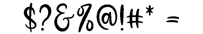 Dear Holiday Font OTHER CHARS