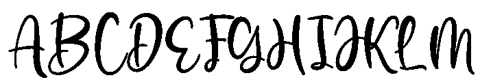 Dear Holiday Font UPPERCASE
