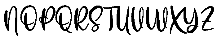 Dear Holiday Font UPPERCASE