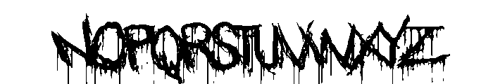 Dear Mr Pazuzu Font UPPERCASE