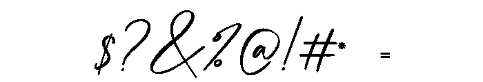 Dear Script Font OTHER CHARS