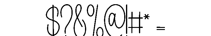 Dearing Font OTHER CHARS