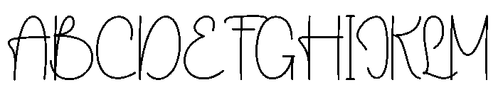 Dearing Font UPPERCASE