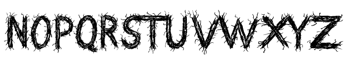 Death Branch Font UPPERCASE