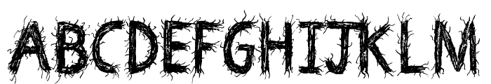 Death Branch Font LOWERCASE