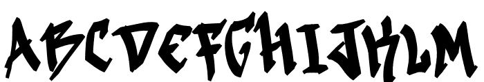 Death Festival Personal Regular Font UPPERCASE