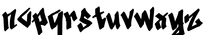 Death Festival Personal Regular Font LOWERCASE