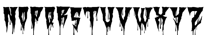 Death House Halloween Font LOWERCASE