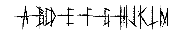 Death Momentum Font UPPERCASE
