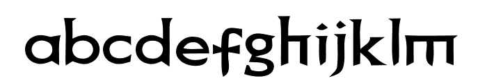 Death Record Font LOWERCASE