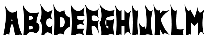 Death Thorn Font UPPERCASE