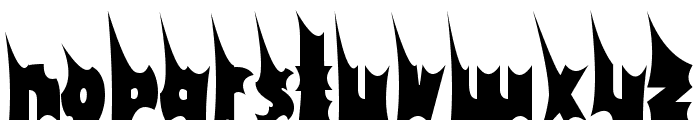 Death Thorn Font LOWERCASE
