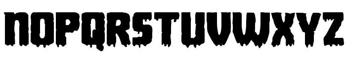 Deathblood Expanded Font LOWERCASE