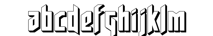 Deathshead 3D Font UPPERCASE