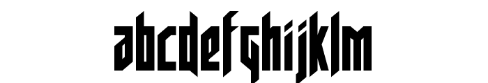 Deathshead Condensed Font UPPERCASE