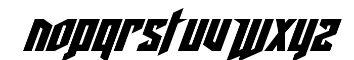 Deathshead Expanded Italic Font UPPERCASE